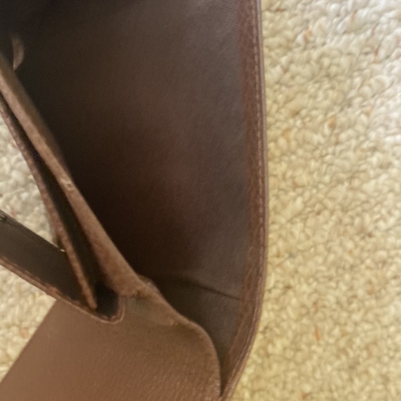 BEAUTIFUL VINTAGE BROWN LEATHER ARMANI WALLET - Picture 7 of 7